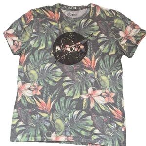 Tropical NASA shirt, ladies Large